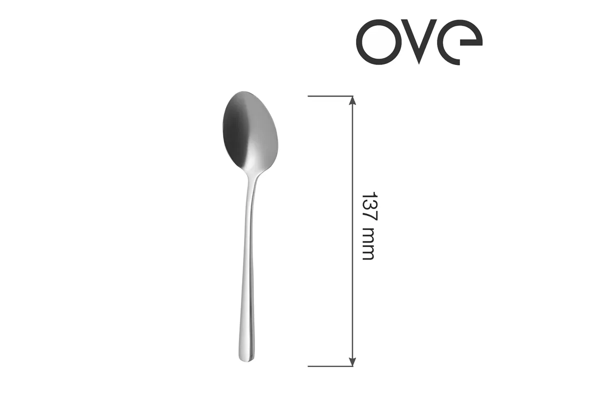 Łyżeczka do herbaty Fjord, OVE, 137 mm, zestaw 12 szt. Ove 766972