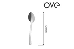 Łyżeczka do kawy Fjord, OVE, 112 mm, zestaw 12 szt. Ove 766996