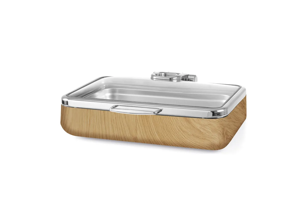 Podgrzewacz indukcyjny GN 1/1 ze szklaną pokrywą De Luxe Madeira Fine Dine 473504