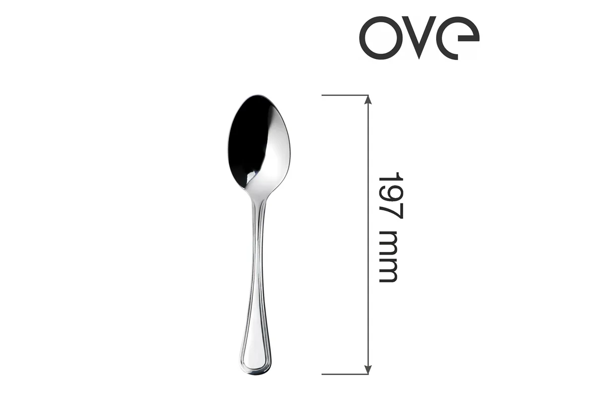 Łyżka stołowa Bologna, OVE, 197 mm, zestaw 12 szt. Ove 766767