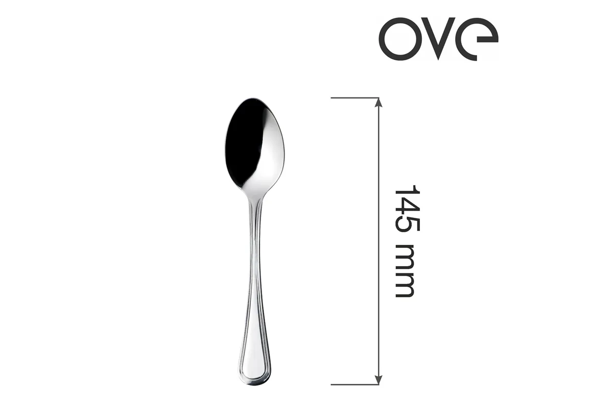 Łyżeczka do herbaty Bologna, OVE, 145 mm, zestaw 12 szt. Ove 766781