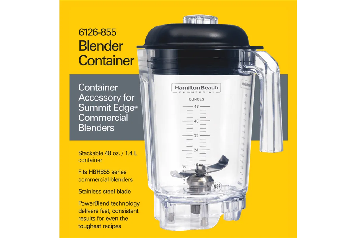 Dzbanek z poliwęglanu do blendera HBH855-CE, 1,4l, Hamilton Beach Commercial Hamilton Beach Commercial 6126-855