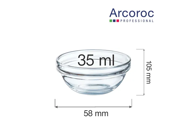 Salaterka Empilable 35 ml (stary kod 10011) Arcoroc V7515 Salaterka Empilable 35 ml (stary kod 10011) Arcoroc V7515