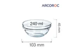 Salaterka Empilable 240 ml (Stary kod: 10019) Arcoroc V7538