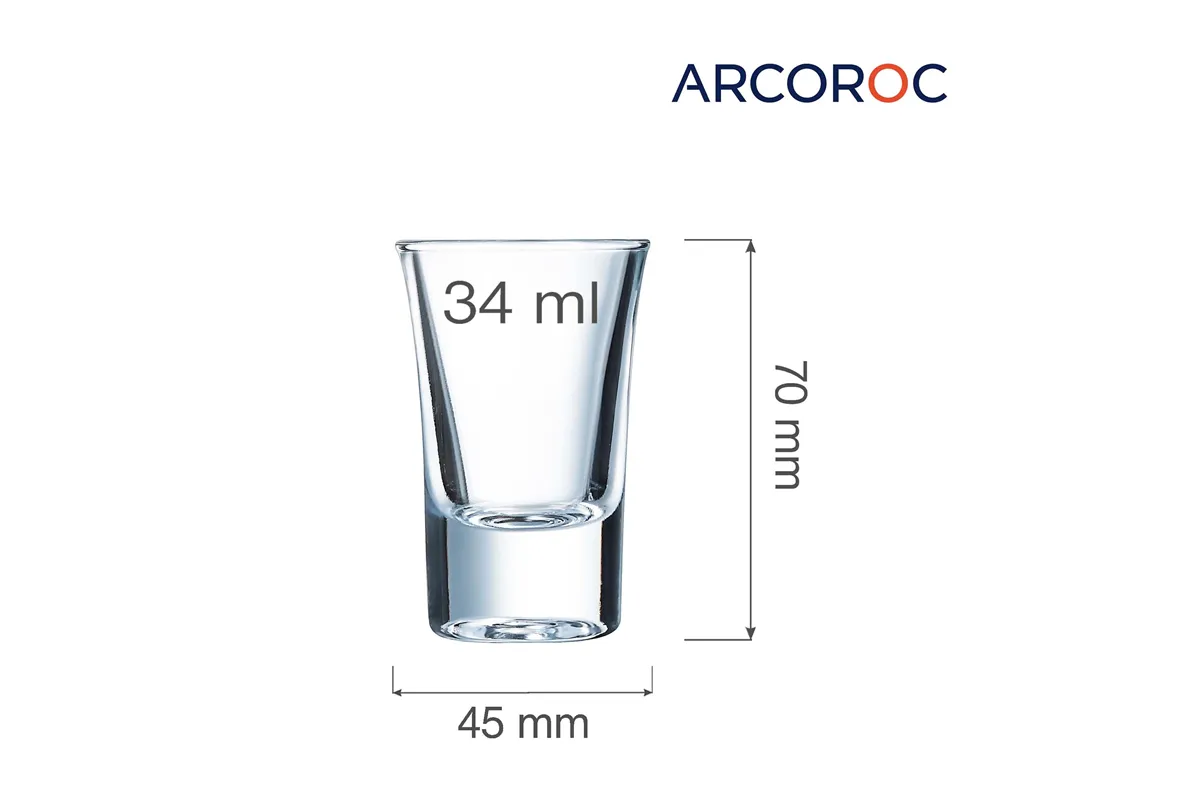 Kieliszek do wódki i likieru Hot Shot 34 ml (Stary kod: 21554) Arcoroc V8248