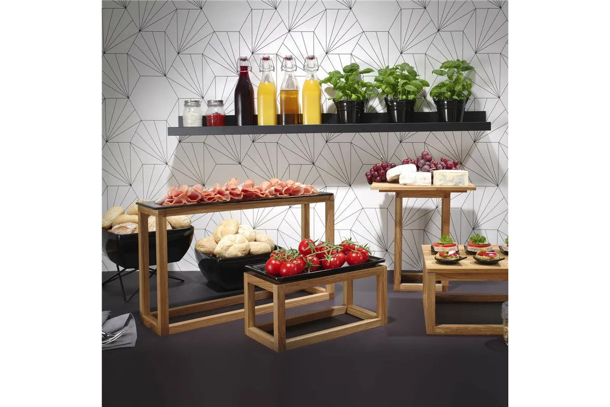 Stojak dębowy pod tacę Madeira 980/830 mm Fine Dine 505298