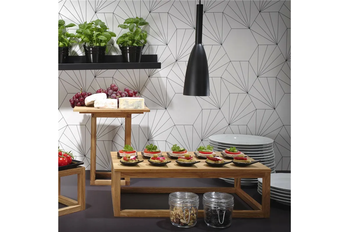 Stojak dębowy pod tacę Madeira 980/830 mm Fine Dine 505298