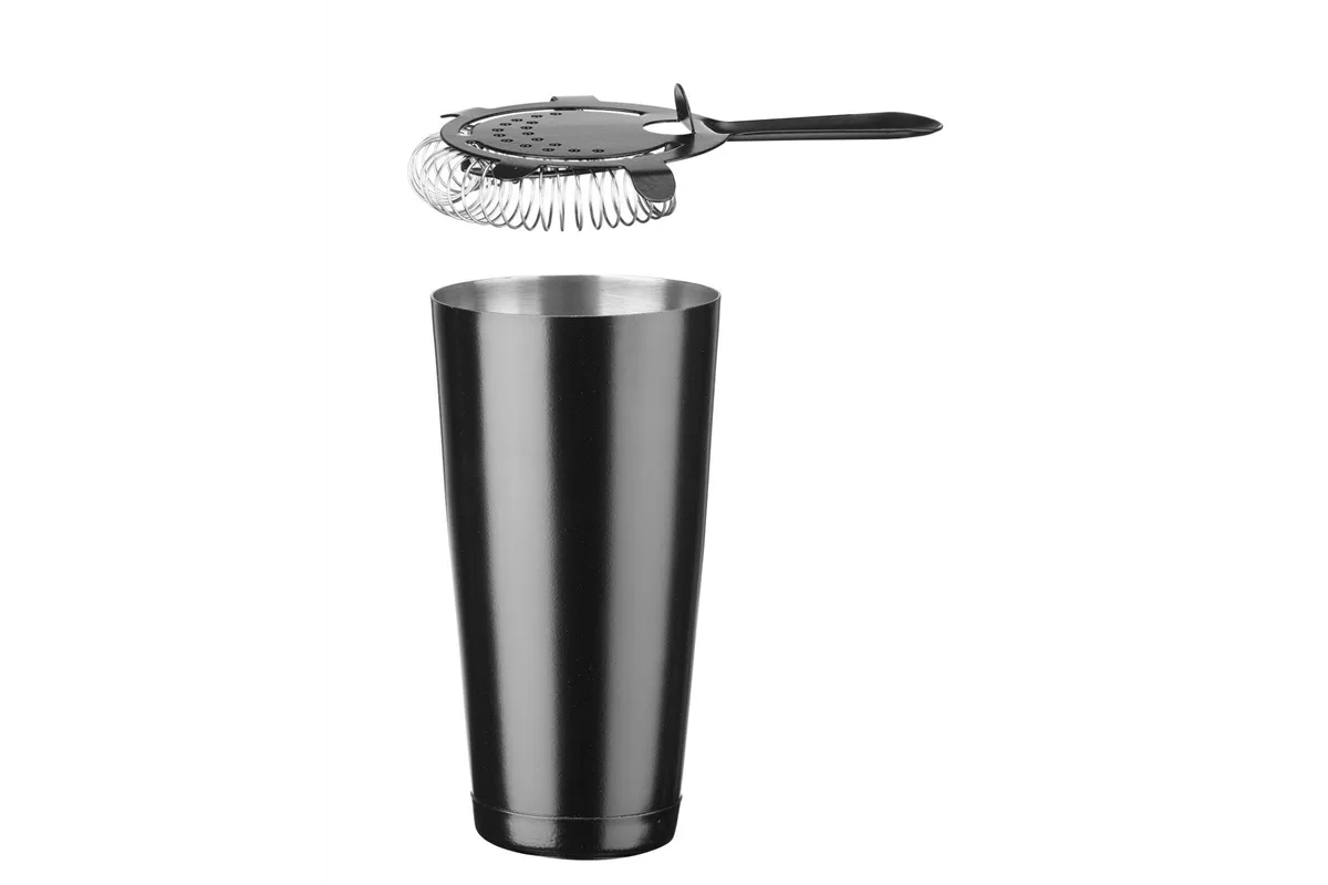 Zestaw barmański w tubie, BarUp, czarny, ⌀120x(H)320mm BarUp 596609