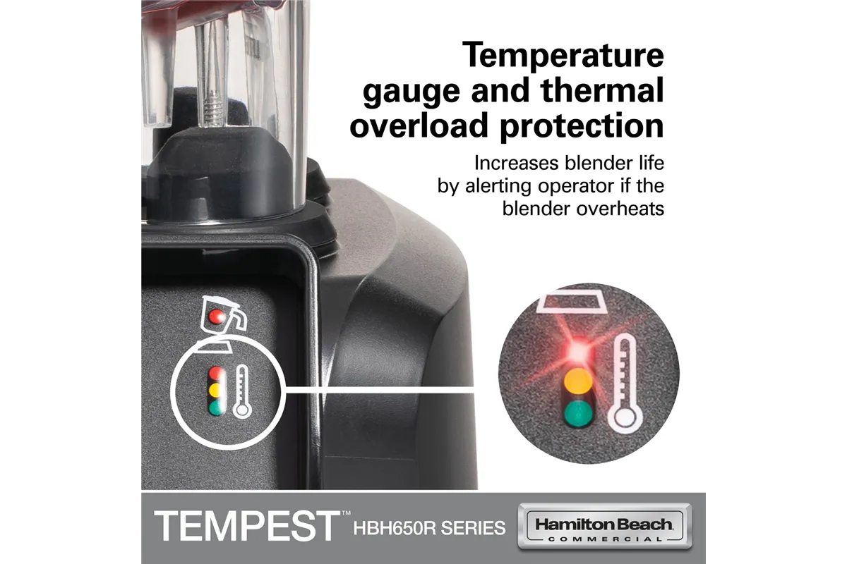 Blender barmański HBH650R-CE Tempest® 1.8l 1200W, Hamilton Beach Commercial Hamilton Beach Commercial HBH650R-CE
