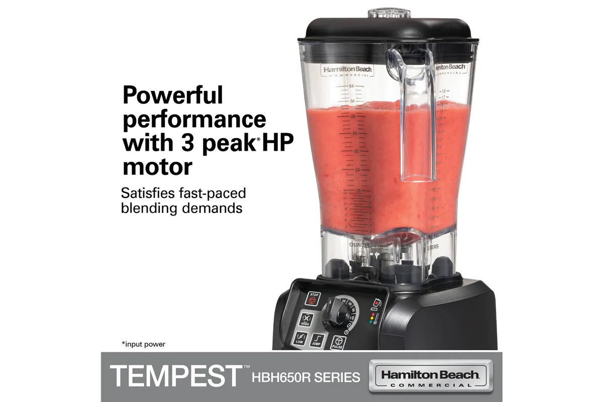 Blender barmański HBH650R-CE Tempest® 1.8l 1200W, Hamilton Beach Commercial Hamilton Beach Commercial HBH650R-CE