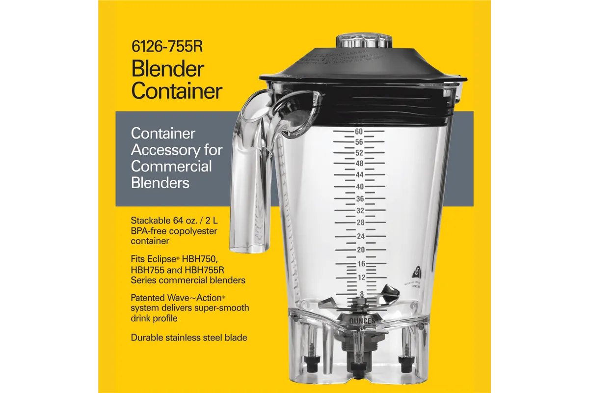 Dzbanek z copoliestru do blendera HBH755R-CE Eclipse® 2l, Hamilton Beach Commercial Hamilton Beach Commercial 6126-755R