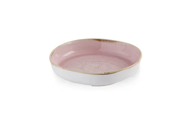 Talerz organiczny z wysokim rantem Stonecast Petal Pink, 200mm Churchill SPPSWOB11 Talerz organiczny z wysokim rantem Stonecast Petal Pink, 200mm Churchill SPPSWOB11