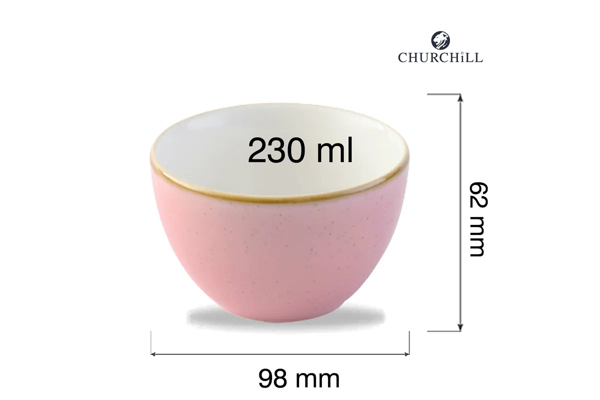 Miska/cukiernica Stonecast Petal Pink, 230ml Churchill SPPSSSGR1