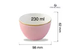 Miska/cukiernica Stonecast Petal Pink, 230ml Churchill SPPSSSGR1