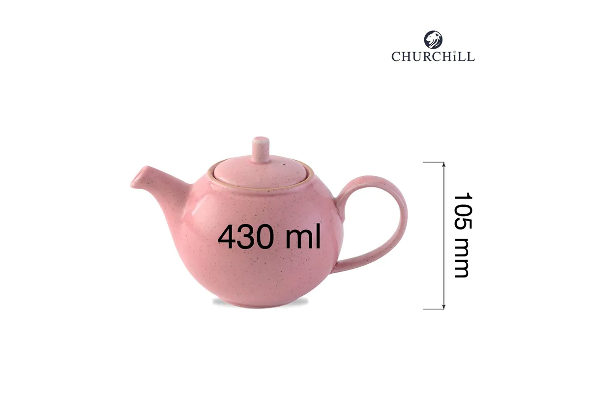 Dzbanek do herbaty Stonecast Petal Pink, 430ml Churchill SPPSSB151