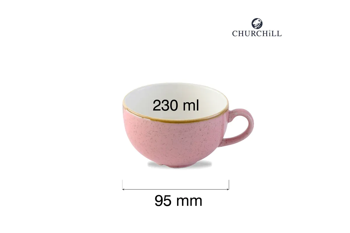 Filiżanka do kawy i herbaty Stonecast Petal Pink, 230ml Churchill SPPSCB201