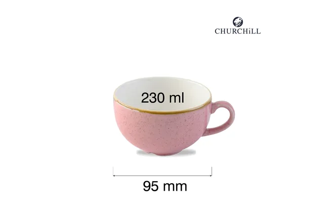 Filiżanka do kawy i herbaty Stonecast Petal Pink, 230ml Churchill SPPSCB201 Filiżanka do kawy i herbaty Stonecast Petal Pink, 230ml Churchill SPPSCB201
