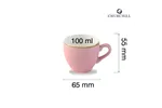 Filiżanka do espresso Stonecast Petal Pink, 100ml Churchill SPPSCEB91