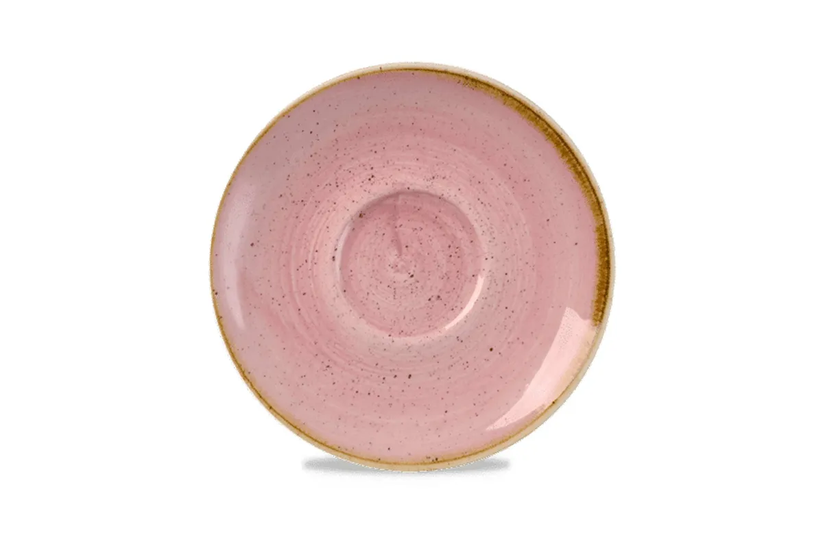 Spodek do filiżanki do kawy i herbaty Stonecast Petal Pink, 160mm Churchill SPPSCSS1