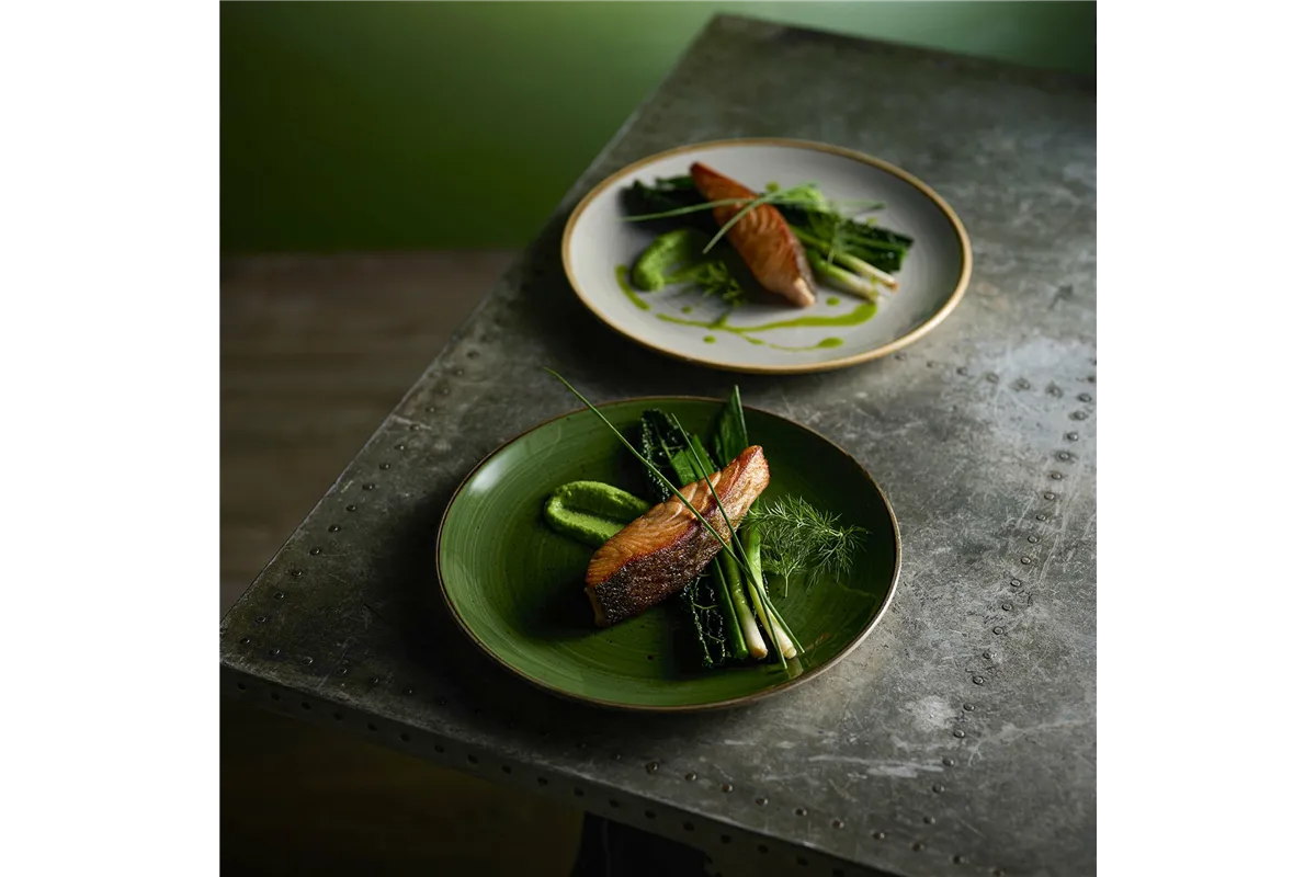 Talerz płytki Stonecast Sorrel Green, 290mm Churchill SSRSEV111