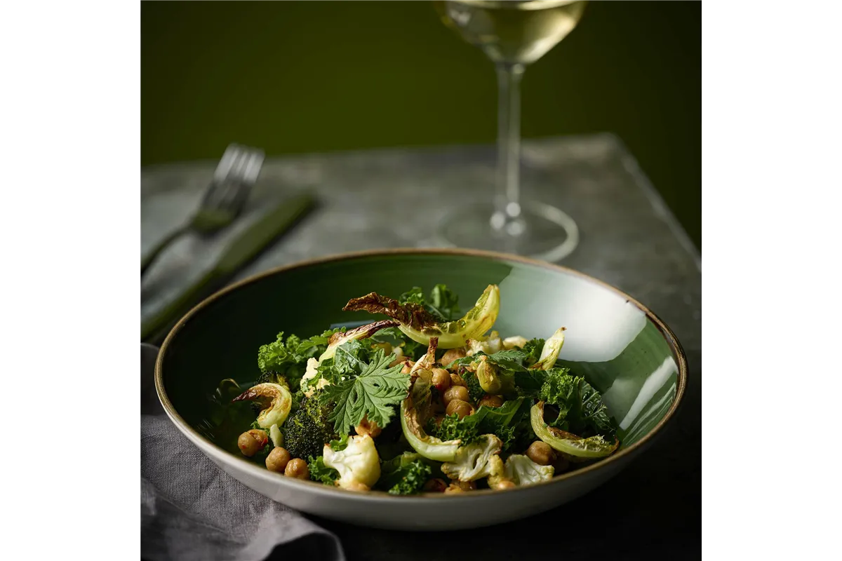 Miska coupe Stonecast Sorrel Green, 250mm Churchill SSRSEVB91