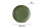Talerz płytki Stonecast Sorrel Green, 170mm Churchill SSRSEVP61