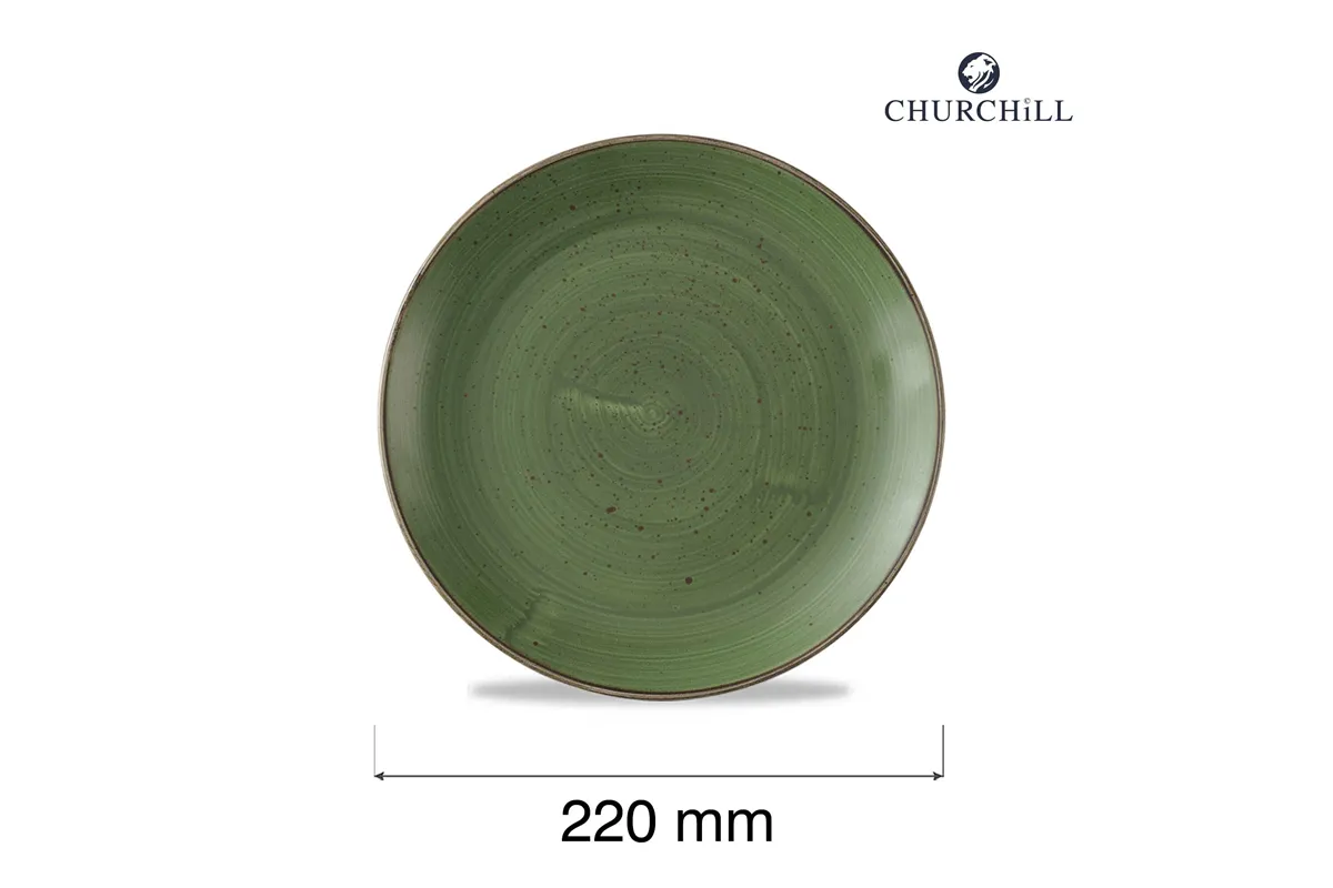 Talerz płytki Stonecast Sorrel Green, 220mm Churchill SSRSEVP81