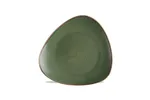 Talerz trójkątny Stonecast Sorrel Green, 230mm Churchill SSRSTR91