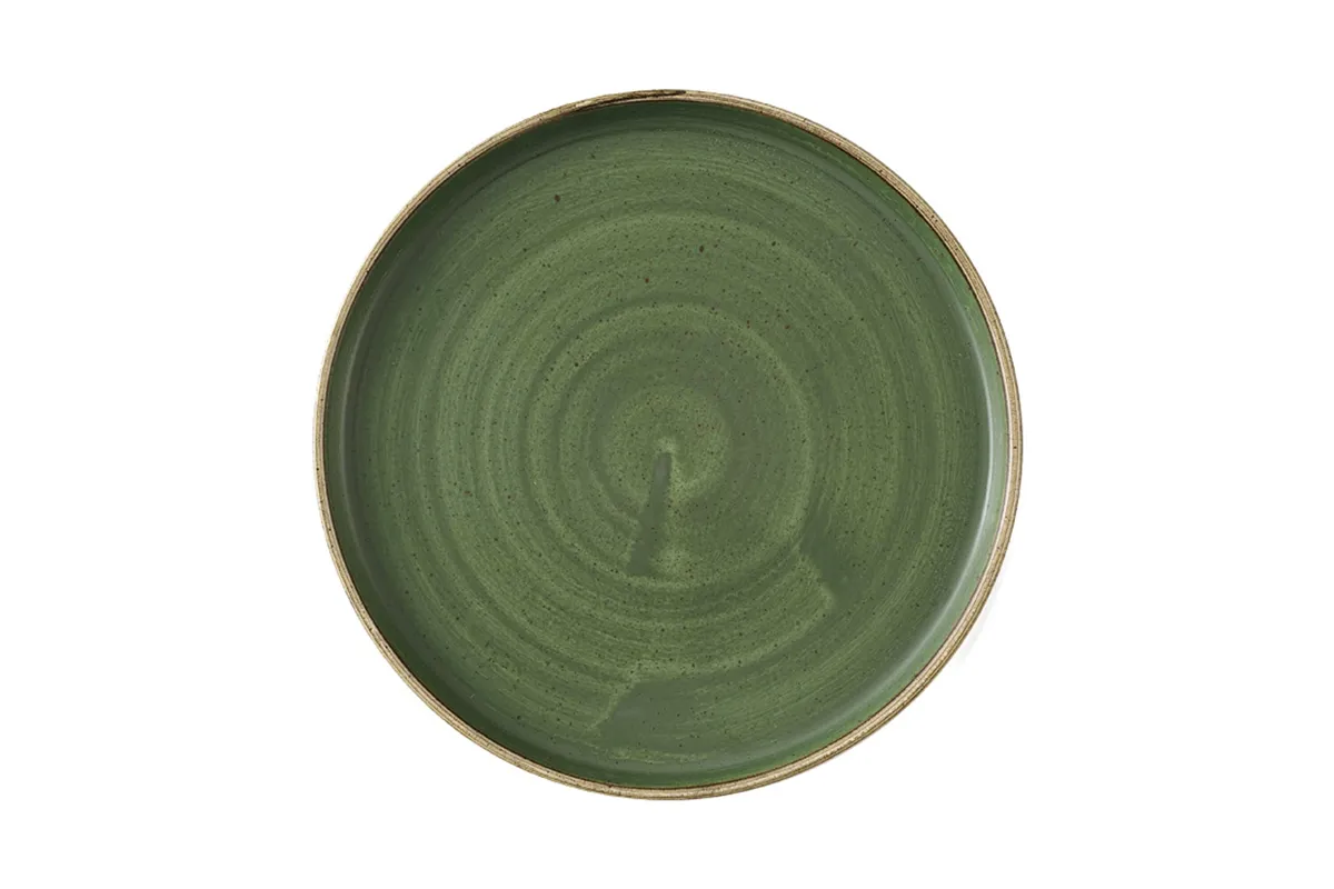 Talerz płytki z rantem Stonecast Sorrel Green, 260mm Churchill SSRSWP261