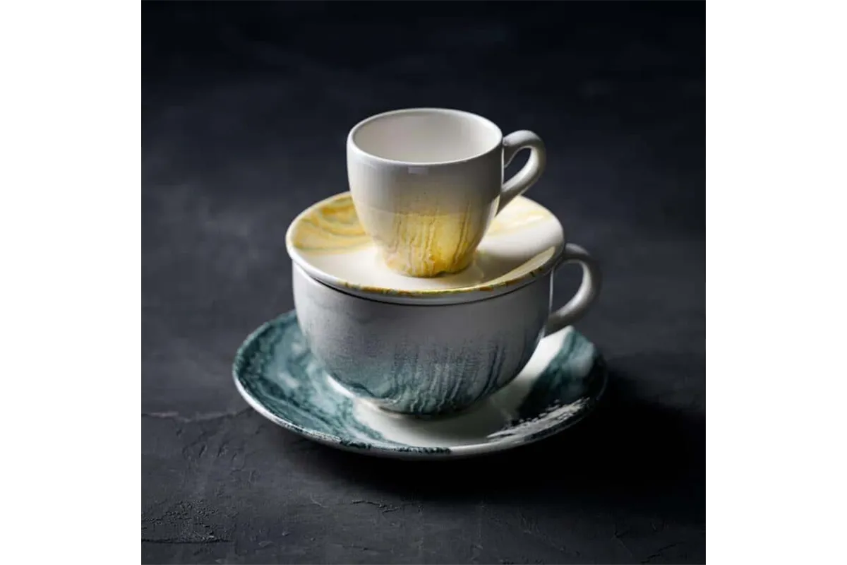 Filiżanka do kawy i herbaty Tide Black, 230ml Churchill TDBKCB201