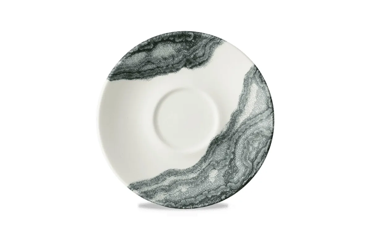 Spodek do filiżanki do espresso Tide Black, 120mm Churchill TDBKESS1