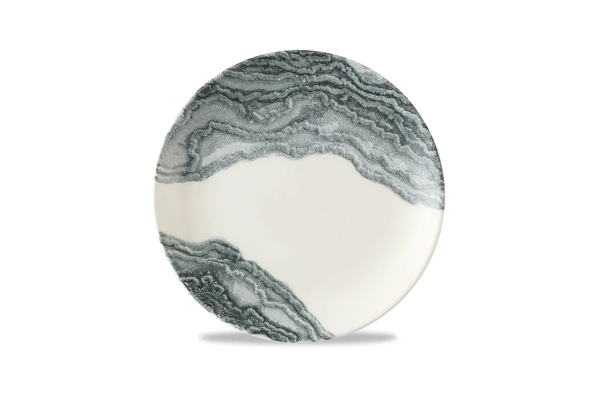 Talerz płytki Tide Black, 220mm Churchill TDBKEVP81