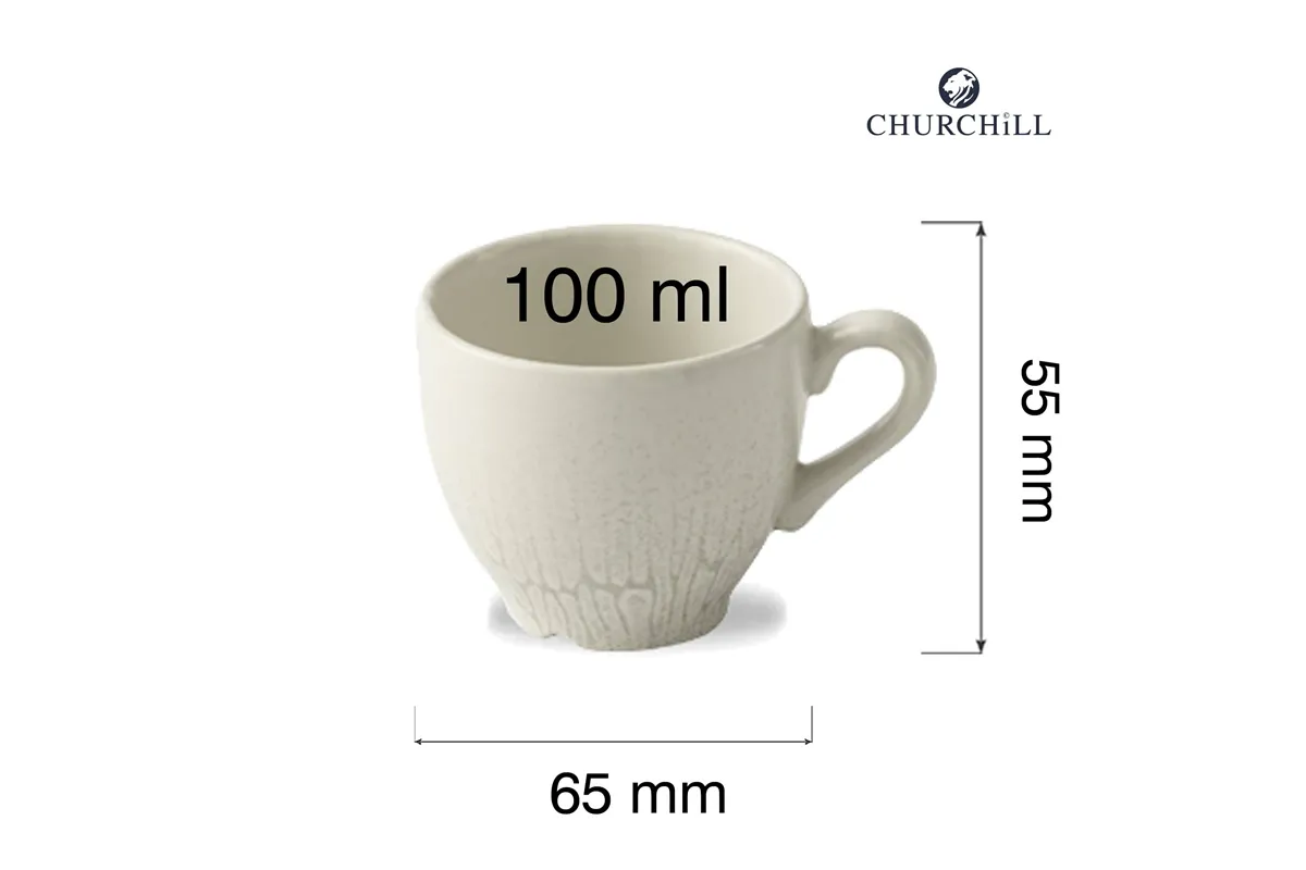 Filiżanka do espresso Delta Grey, 100ml Churchill DELGCEB91