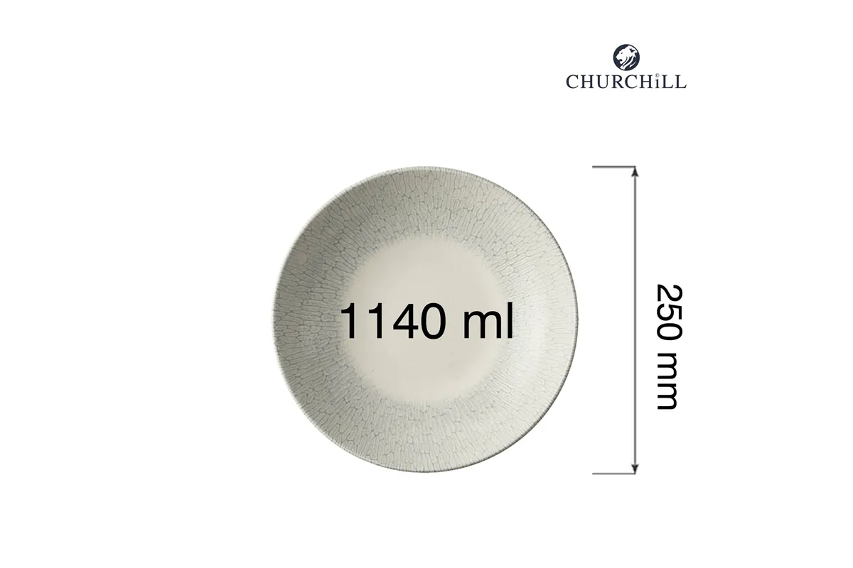 Miska coupe Delta Grey Evolve, 250mm Churchill DELGEVB91