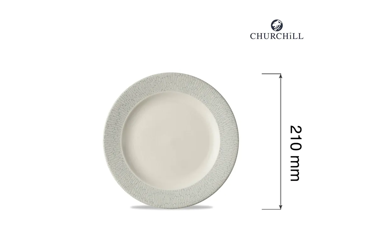 Talerz płytki klasyczny Delta Grey, 210mm Churchill DELGVP81