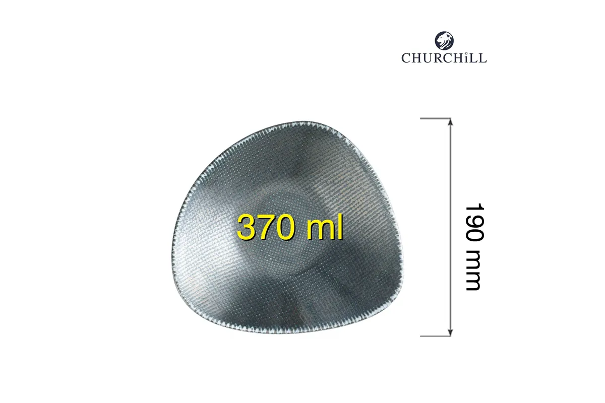 Miska trójkątna Astro Metallic Blue, 190mm Churchill ATBLTRB71