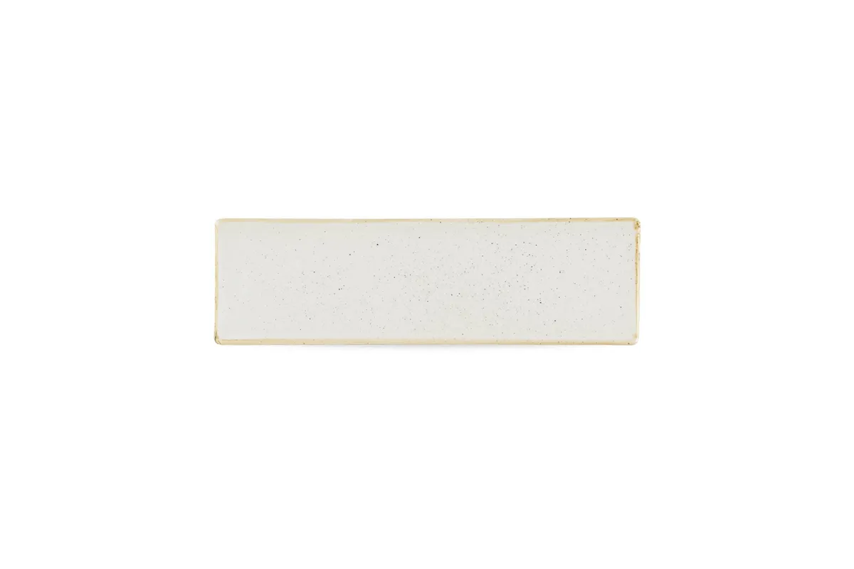 Taca porcelanowa Stonecast Barley White, 300x90mm Churchill SWHSOF301