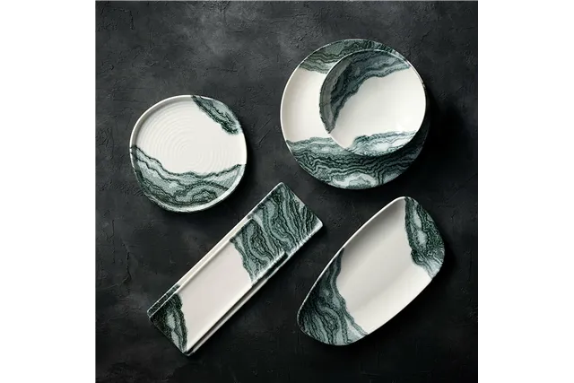 Taca porcelanowa Tide Black, 320x110mm Churchill TDBKOF331 Taca porcelanowa Tide Black, 320x110mm Churchill TDBKOF331