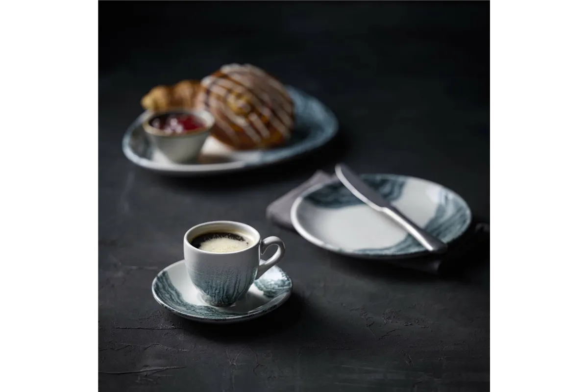 Taca porcelanowa Tide Black, 320x110mm Churchill TDBKOF331