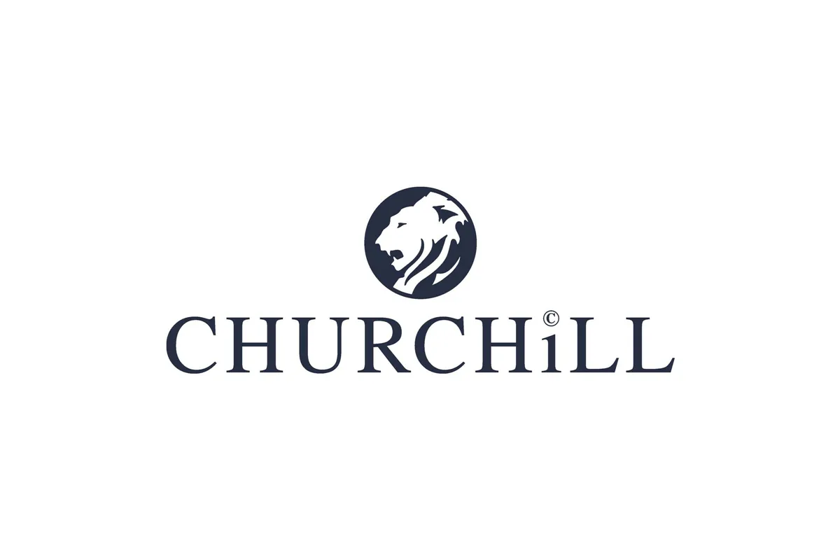 Taca porcelanowa Tide Black, 320x110mm Churchill TDBKOF331