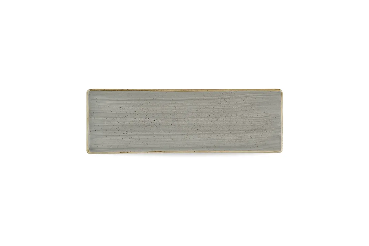 Taca porcelanowa Stonecast Peppercorn Grey, 320x110mm Churchill SPGSOF331