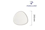 Talerz trójkątny Sand, 210mm Porland 04ALM007008