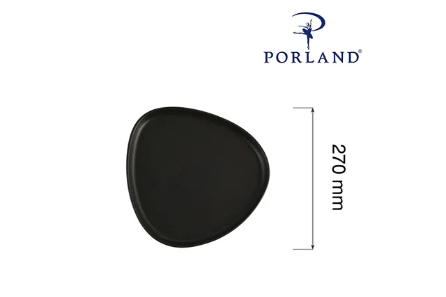 Talerz trójkątny Coal, 270mm Porland 04ALM007016