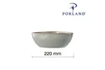 Miska trójkątna Stone, 220mm Porland 04ALM007975