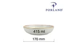 Miska płytka Ashen, 170mm Porland 04ALM003021