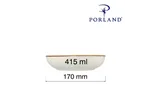 Miska płytka Sand, 170mm Porland 04ALM003022