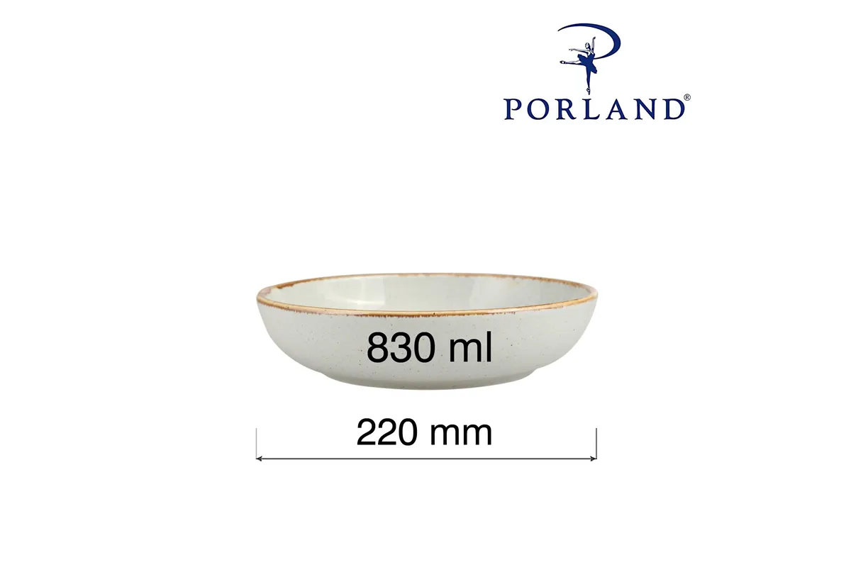 Miska płytka Ashen, 220mm Porland 04ALM003013