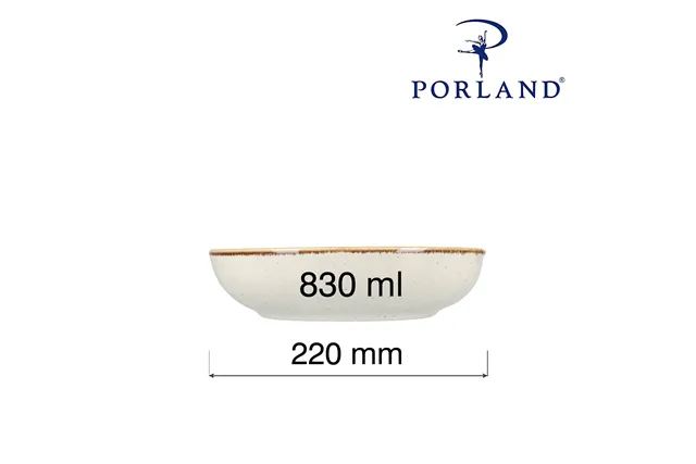 Miska płytka Sand, 220mm Porland 04ALM003014