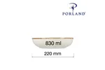 Miska płytka Sand, 220mm Porland 04ALM003014