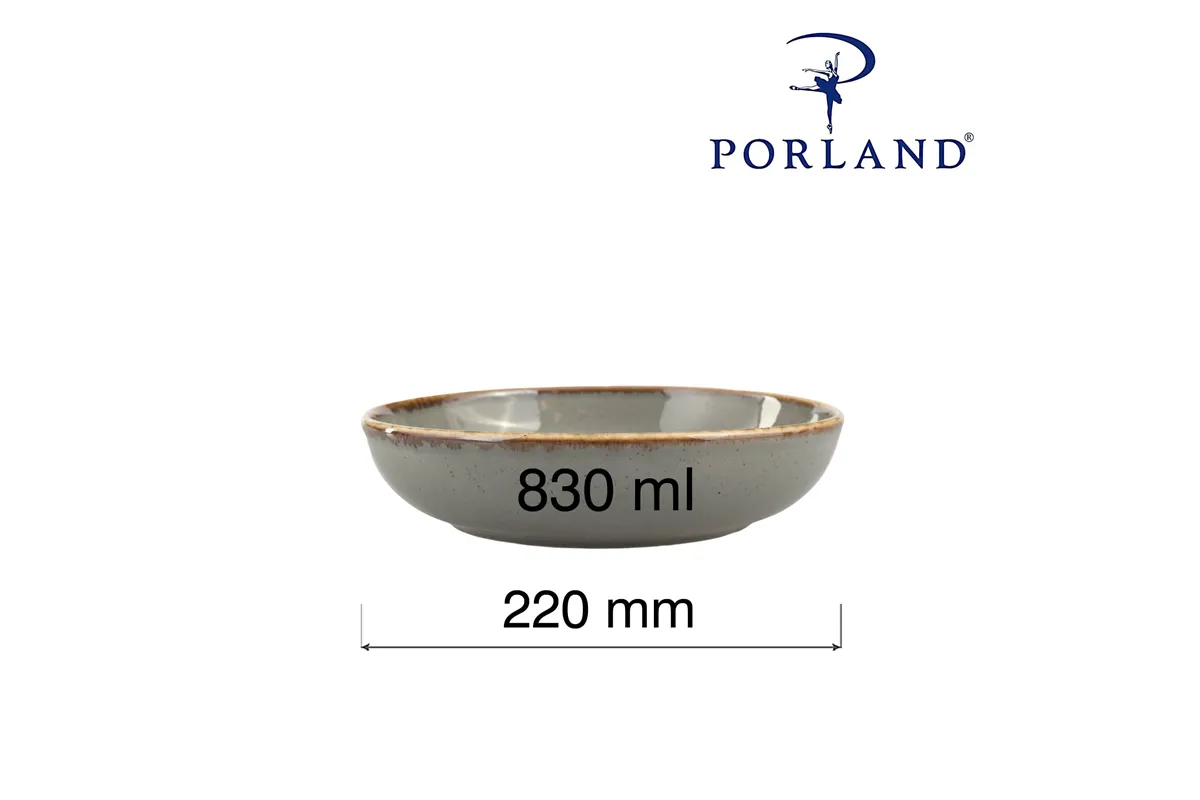 Miska płytka Stone, 220mm Porland 04ALM003018